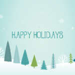 Happy Holiday Trees Card