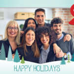 Happy Holiday Tree Photo Card